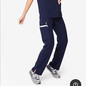 FIGS Kade Cargo Scrubs in Navy